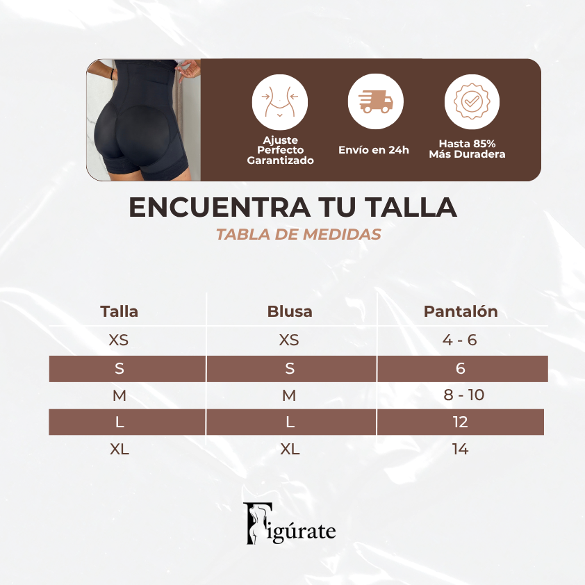 Cómo saber tu talla de faja en 2 minutos (y qué pasa si te equivocas)