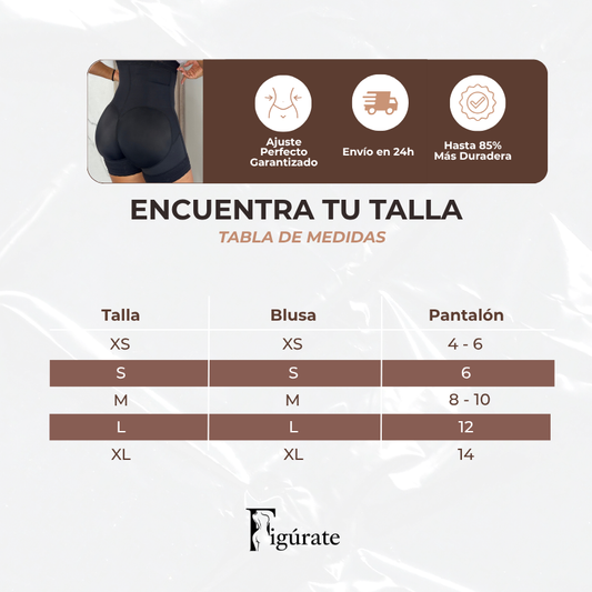 Cómo saber tu talla de faja en 2 minutos (y qué pasa si te equivocas)