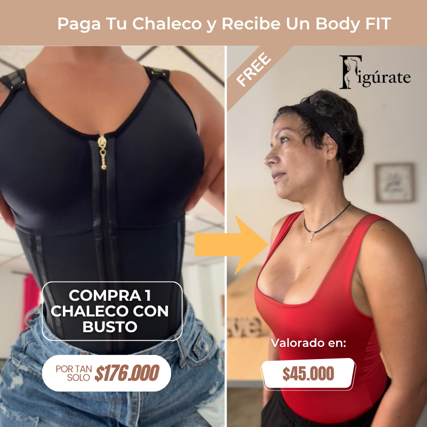 Chaleco Moldeador con Busto  — PowerNet Colombiano